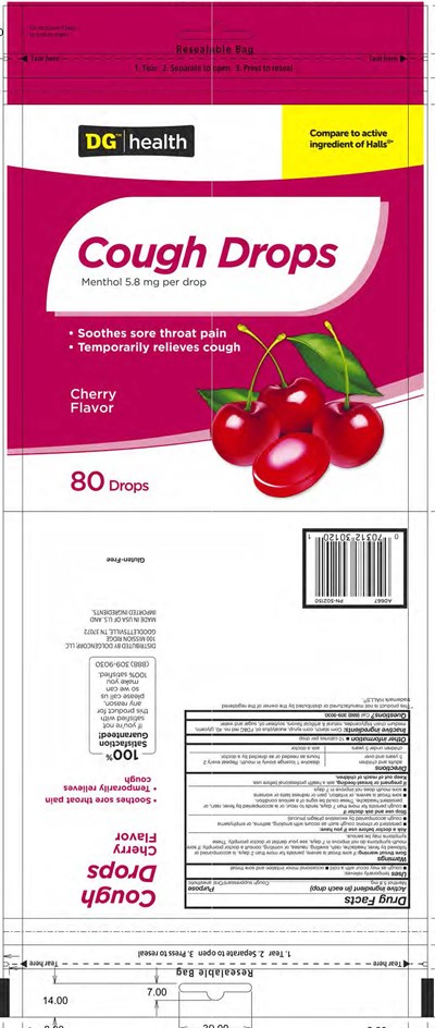 Dollar General Cherry 80ct Cough Drops (Dollar General Cherry 80ct 502150 10 10 2017tm)